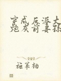 穿成反派大佬的炮灰前妻孙筱西