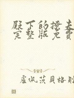 殿下的撩夫日常完整版免费阅读漫画