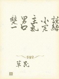 双男主小说推文一口气完结