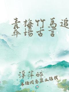 青梅竹马追妻火葬场古言