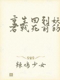 重生回到妖鬼夫君战死前的小说