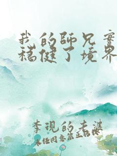 我的师兄实在太稳健了境界划分