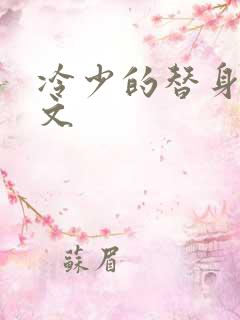 冷少的替身妻全文