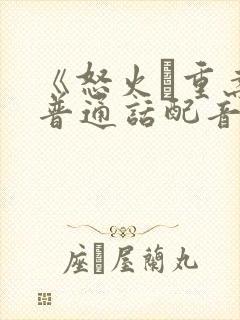 《怒火·重案》普通话配音