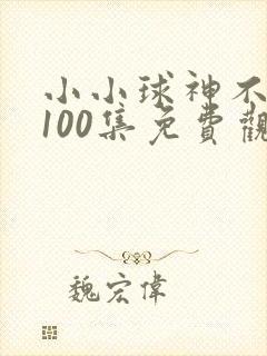 小小球神不好惹100集免费观看