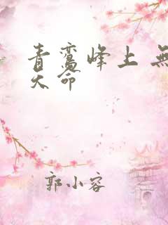 青鸾峰上 无敌天命