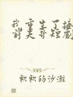 我重生了接招吧前夫哥短剧全集