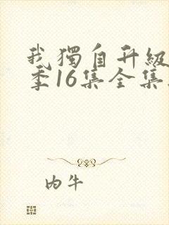 我独自升级第二季16集全集无删减版