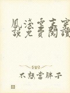 凤浅云末穿越小说免费阅读