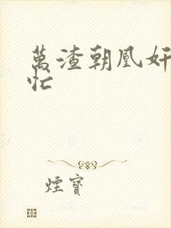 万渣朝凰奸妃很忙