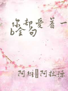 你却爱着一个sb金句