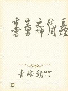 重生之我真没想当男神周煜文