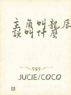 主角叫龙辰的小说叫什么