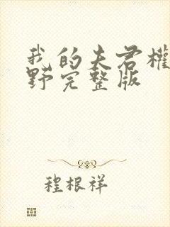 我的夫君权倾朝野完整版