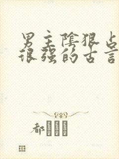 男主阴狠占有欲很强的古言重生文