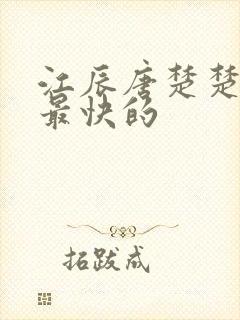 江辰唐楚楚更新最快的