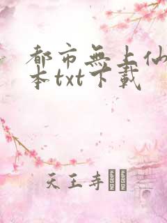 都市无上仙尊全本txt下载
