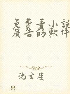 免费看小说没有广告的软件