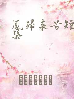 凤归来兮短剧全集