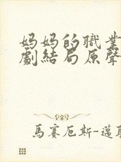 妈妈的职业3韩剧结局原声免费中文在线观看