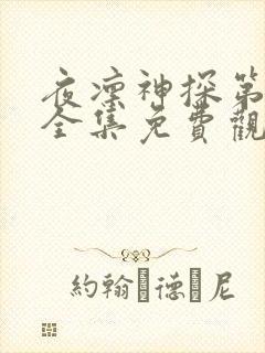 夜凛神探第一季全集免费观看