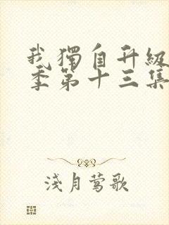 我独自升级第二季第十三集在线观看