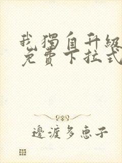 我独自升级漫画免费下拉式全集