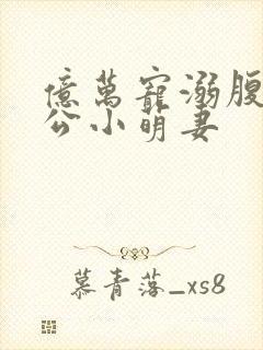 亿万宠溺腹黑老公小萌妻