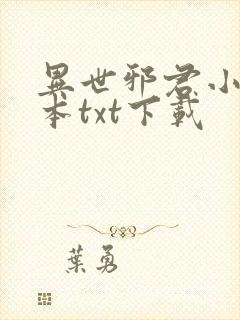 异世邪君小说全本txt下载