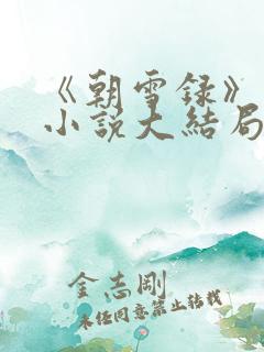 《朝雪录》原著小说大结局