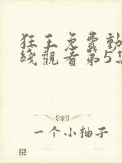 狂王免费动漫在线观看第5集