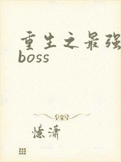 重生之最强反派boss