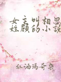 女主叫相思男主姓顾的小说