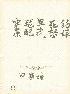 穿越早死的炮灰原配我怒嫁反派类似小说