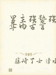 男主强势强取豪夺肉古言