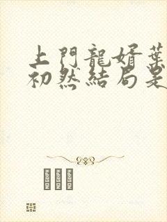 上门龙婿叶辰萧初然结局是什么