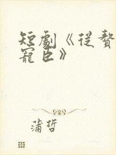 短剧《从赘婿到宠臣》