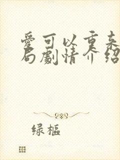 爱可以重来大结局剧情介绍