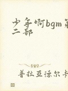 少年啊bgm第二部