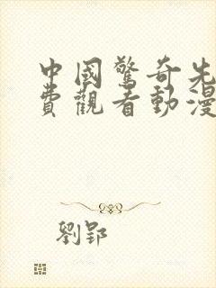 中国惊奇先生免费观看动漫完整版