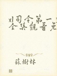 xl司令第一季全集观看免费