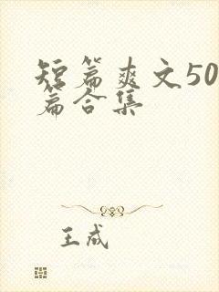 短篇爽文500篇合集