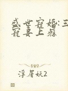 盛世宠婚:三爷宠妻上瘾