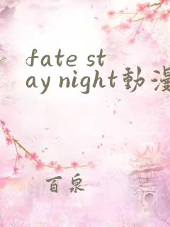 fate stay night动漫下载