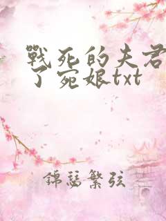 战死的夫君回来了宛娘txt