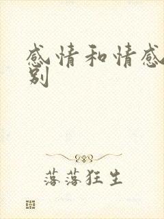 感情和情感的区别