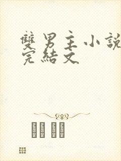 双男主小说推荐完结文