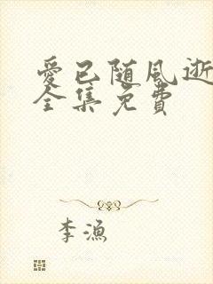 爱已随风逝短剧全集免费