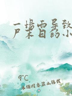 一场雨导致了丧尸末日的小说