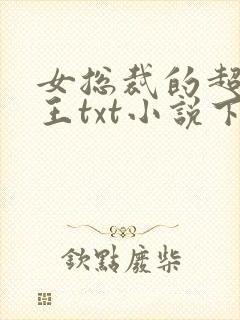 女总裁的超级兵王txt小说下载